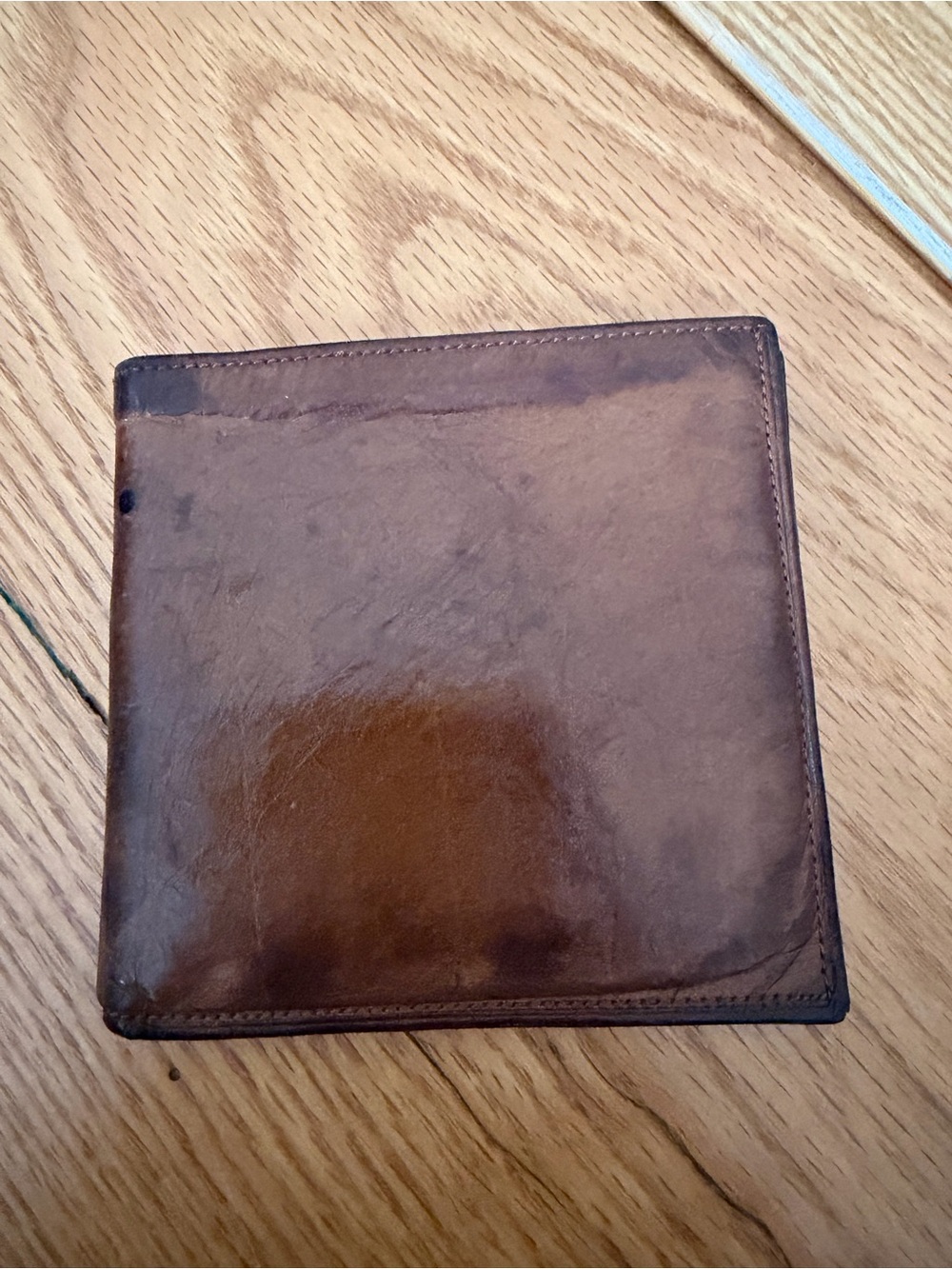 Vintage Coach Brown Leather Bi-Fold Wallet